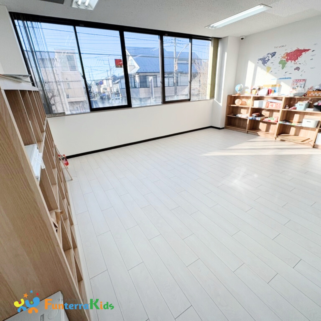 FunterraKidsの明るい教室